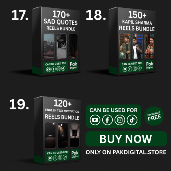 18000+ Reels Bundle by PakDigital
